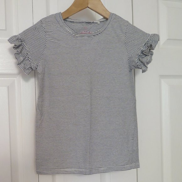 NEXT UK - Black & White stripe T-shirt - Picture 1 of 5